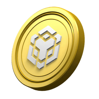 Nell’area della fiducia comunitaria, elemento ornamentale della coin BNB di Binance
