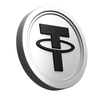 Componente della coin Tether USDT nella sezione dedicata alla fiducia della community di trading